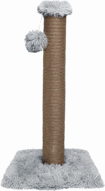 Krabpaal Fluffy Big Pole - grijs- 39 x 39 x 80 cm