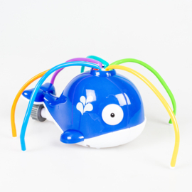 Splash walvis blauw 14x12x20cm