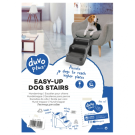 Easy-up hondentrap Zwart 49x39x39cm