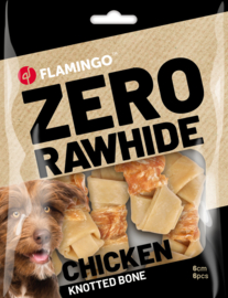 SNACK ZERO RAWHIDE GEKNOOPT BEEN MET KIP