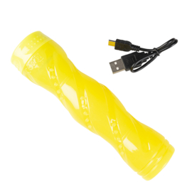 Led play stick usb 17x4x4cm geel