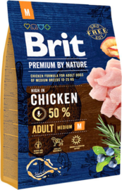 Brit Premium by nature Adult M vanaf
