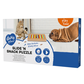 Slide `n snack puzzle - rechthoek 28,5x15x3cm meerkleurig