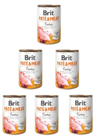 BRIT PATÉ & VLEES  – KALKOEN 6 blikjes