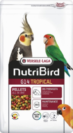 Nutribird G14 Tropical Grote parkietenvoer - Versele Laga