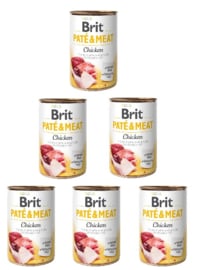 BRIT PATÉ & VLEES  – KIP  6 blikjes
