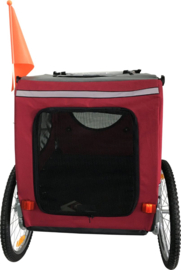 Hondenfietskar Original opvouwbaar  L rood