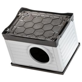 Hondenhok - Petvilla 60 - buitenkennel voor honden - knaagdieren - katten - 54 x 43 x h 38,5 cm
