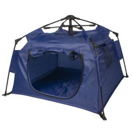 Pop-up tent voor huisdieren blauw S - 70x70x47cm
