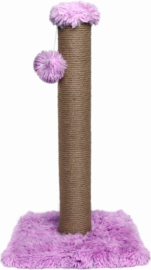 Krabpaal Fluffy Big Pole - lila- 39 x 39 x 80 cm