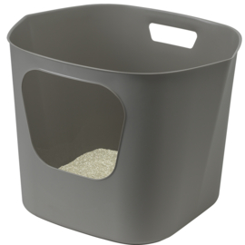 Moderna Kattentoilet lotus recycled grey 54x44x41cm