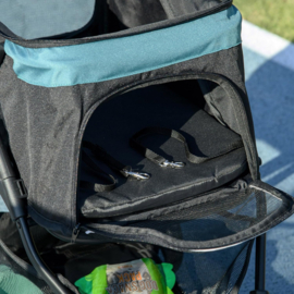 Buggy blauw + zwart 3 wielen
