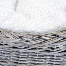 kattenbed kattengrot kattenmand met 2 kussens 56 l x 37 b x 40 h cm