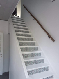 Stairs Mosaic Ocre Green