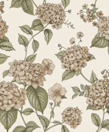 HORTENSIA coral / green