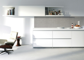 KitchenWalls Grey Tile middle grey 300x60