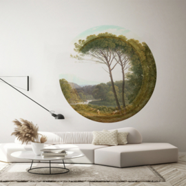 Framed Wallpaper circle PARC