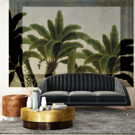 Framed Wallpaper art PALMS