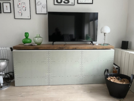 Besta doorsticker high METAL