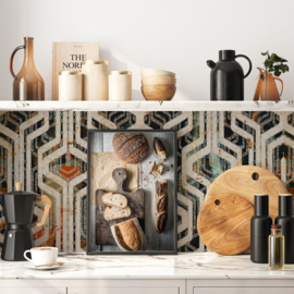 KitchenWalls RETRO GRUNGE PATTERN