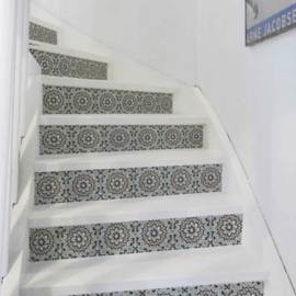 Stairs Mosaic Ocre Green