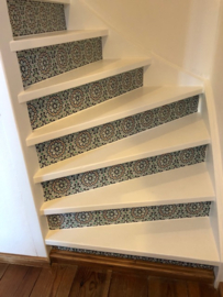 Stairs Mosaic Ocre Green