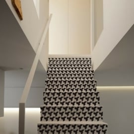 Stairs Mosaic black