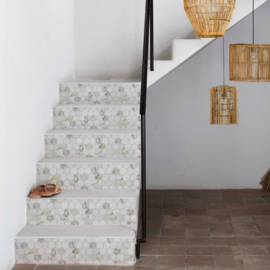 Stair Sticker MARBLE HEXAGON