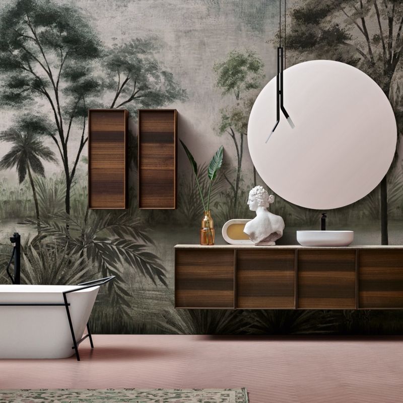 Wonderbaarlijk design behang badkamer STILL by Inkiostro Bianco LK-38