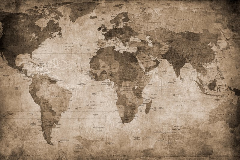 Rebelwalls WORLD MAP