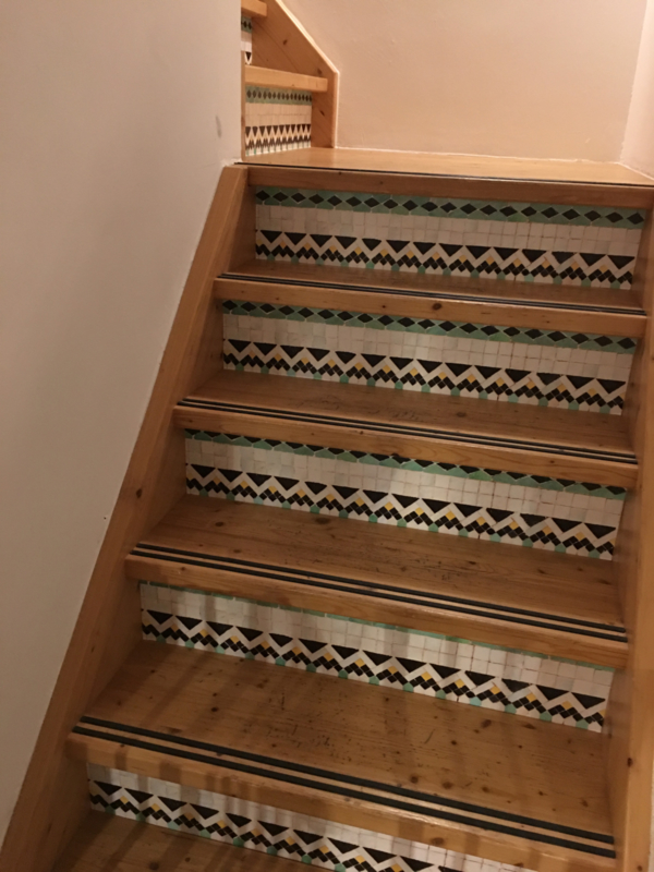 Stairs sticker MOSAIC small