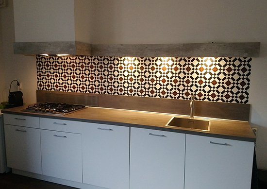 brown tile kitchenwalls backsplash wallpaper