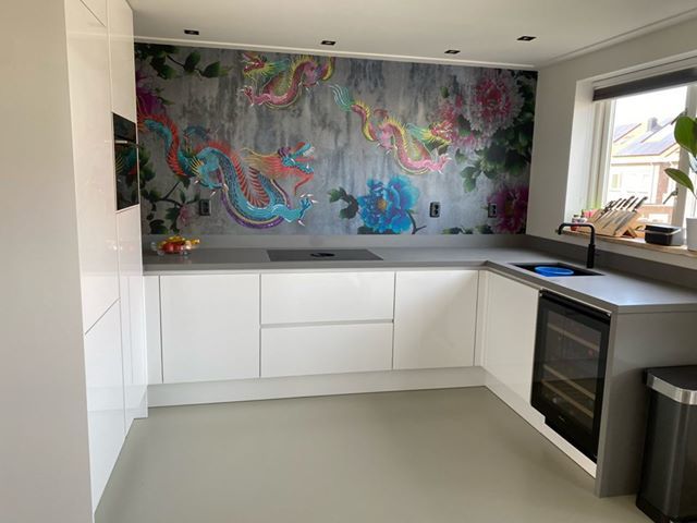 kitchenwalls keukenbehang dragons