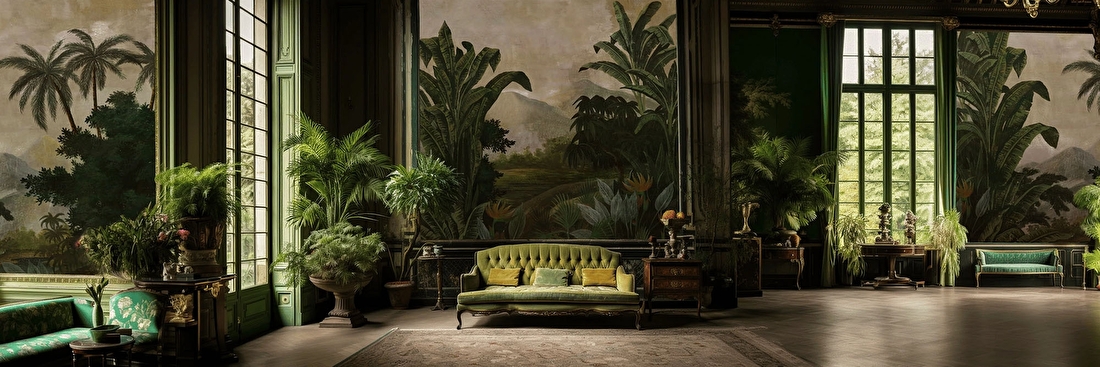 ananbo panoramisch klassiek behang