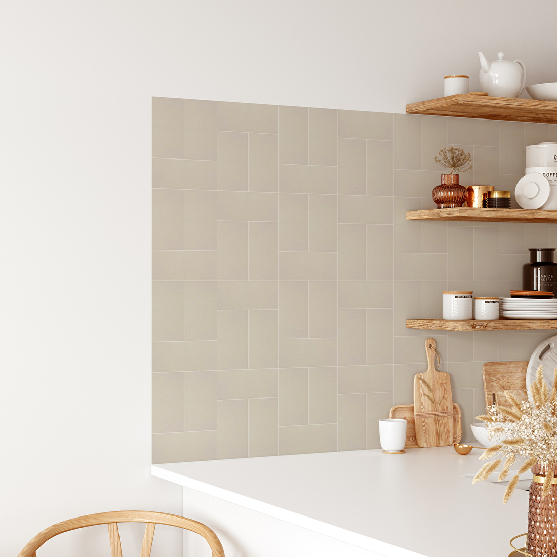 click n tile metro backsplash tile behangfabriek