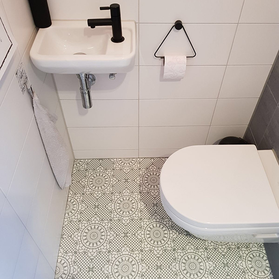 vinyl tiles pale green vloerfabriek