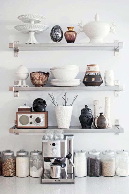 ikea ekby shelves stainless steel kitchen