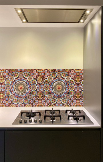 kitchenwalls backsplash wallpaper maroc