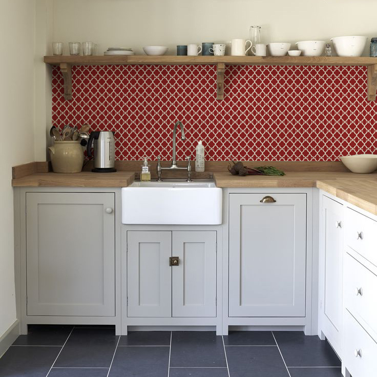 kitchenwall backsplash wallpaper_oriental_classic kitchen