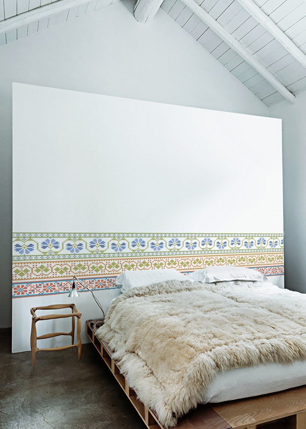 kitchenwalls_wallpaper_embroidery slaapkamer