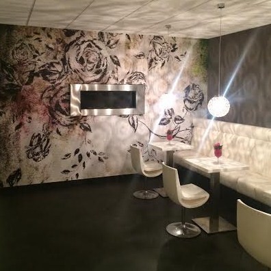 sterk design behang mural roses senza espressobar