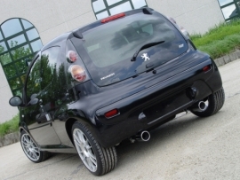 Achterlichtset zwart Peugeot 107