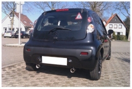 Sportuitlaat CBS wide Peugeot 107