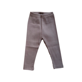 Broekje Rib Taupe