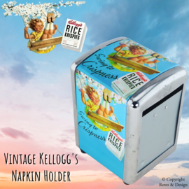 "Kellogg's Vintage Napkin Holder: For a Stylish Table with History"