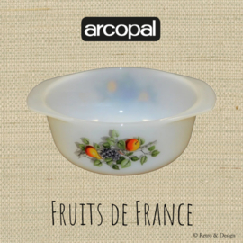 Vintage ronde ovenschaal Arcopal Fruits de France Ø 18,5 cm