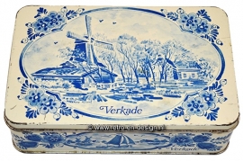 Koekblik Molen Delftsblauw Verkade