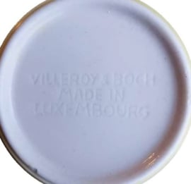 Vintage pastellfarbene Royco-Suppentassen aus Steingut von Villeroy & Boch, Luxemburg