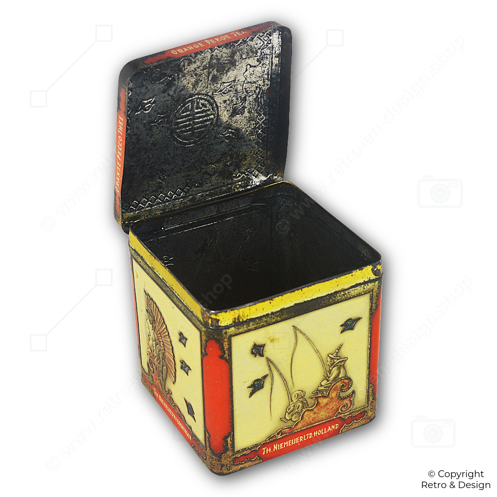 Cubo de té Pecco vintage de Niemeijer (1930–1940)
