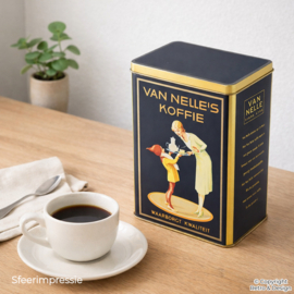 Vintage Van Nelle Koffieblik met Kabouter Piggelmee (1999)